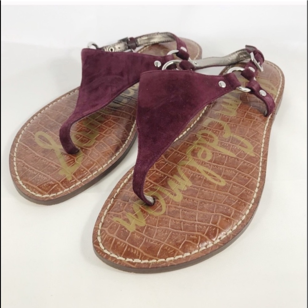New Sam Edelman Suede Greta Sandals 9